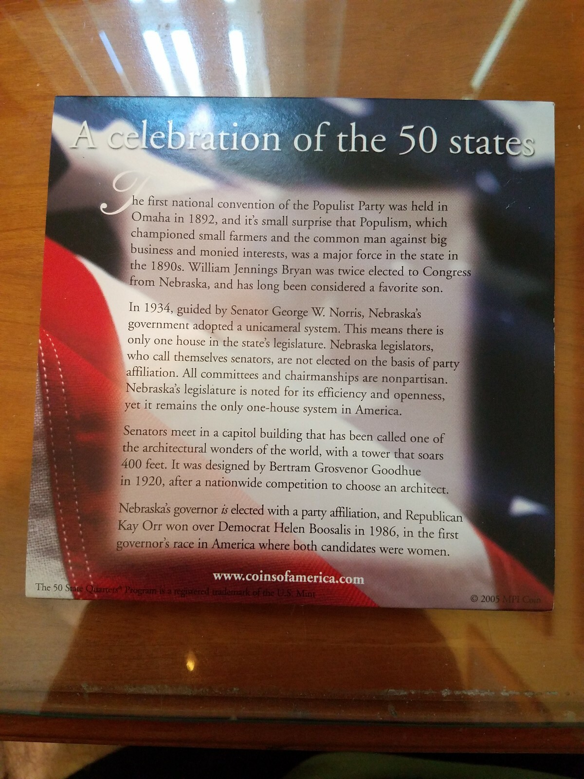 2006 P D NEBRASKA State Quarters  Coins of America