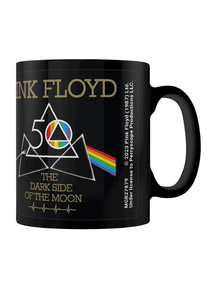Pink Floyd Dark Side 50th Anniversary Black Mug