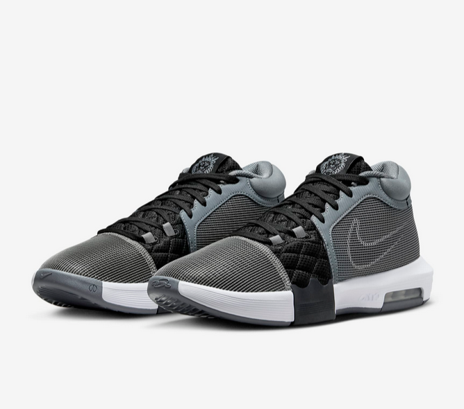 Size 18 NEW - Nike LeBron Witness 8 Cool Grey Black FB2239-004