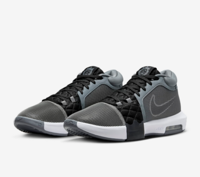 Size 18 NEW - Nike LeBron Witness 8 Cool Grey Black FB2239-004