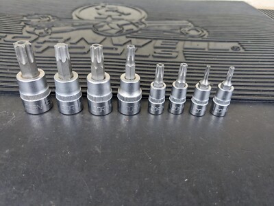 #au737 NEW Cornwell Tools Combination Drive Tamper Torx 8pc Socket Set