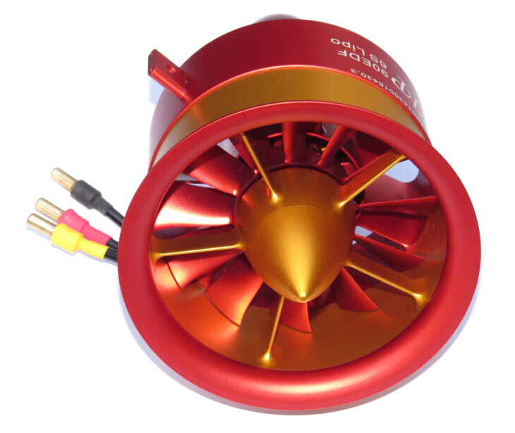 JP Hobby Full Metal 90mm 12 Blade EDF Fan Unit 12S Brushless