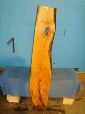 #6431 Live Edge wild black Cherry Slab  rustic 58"L 12"W 15/16"T
