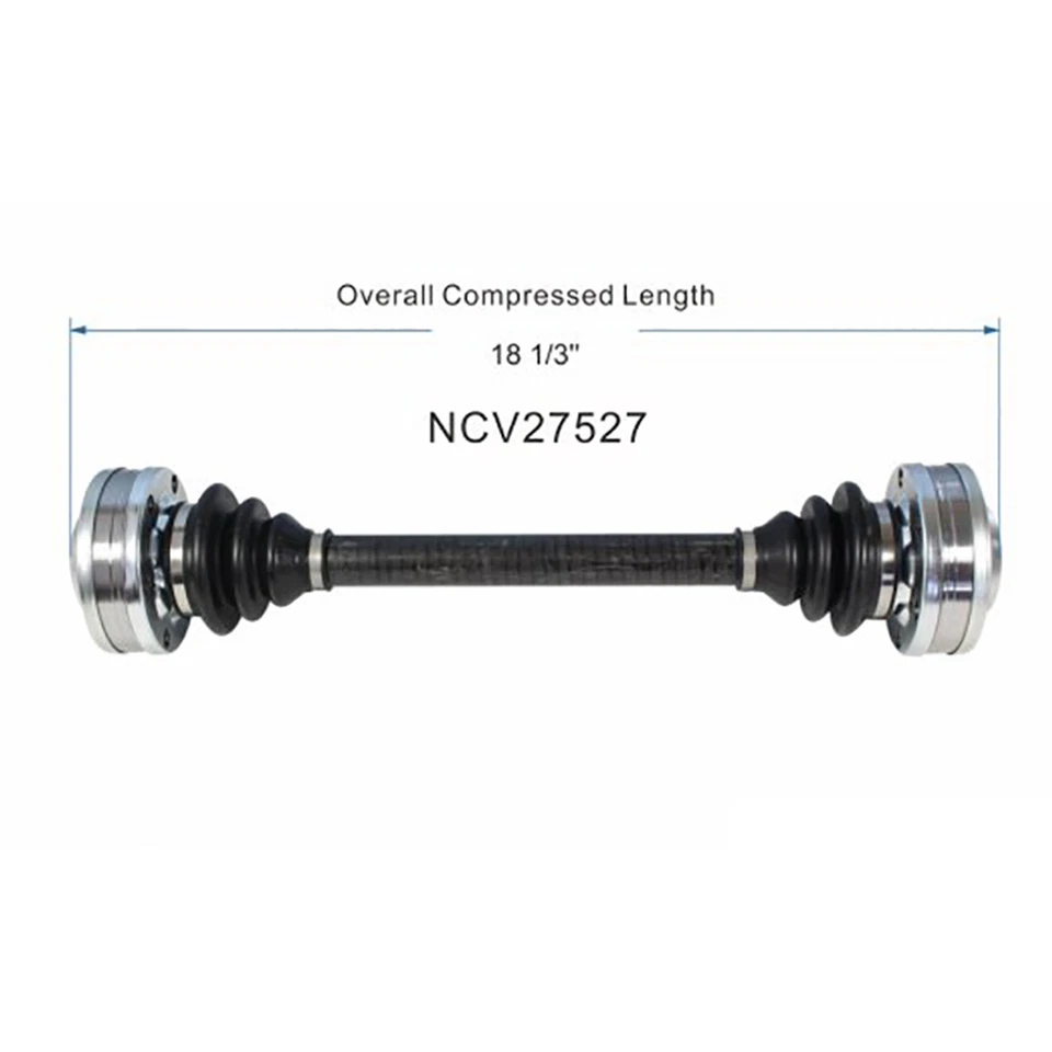 Se adapta a 1989 1990 1991 1992 1993 1994 BMW 525I Par trasero izquierdo derecho eje CV Foto 4 de 4