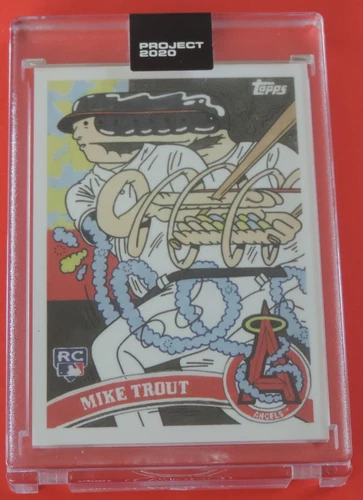 TOPPS PROJECT 2020 MIKE TROUT #4 BY ERMSY 2011 TOPPS UPDATE PR-2911 W/ BOX RARE