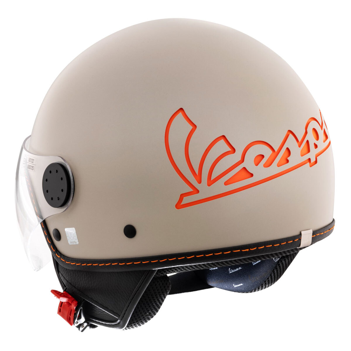 Helmet Demi Jet PIAGGIO for Vespa Visor 4.0 Beige Matt Wrap eBay