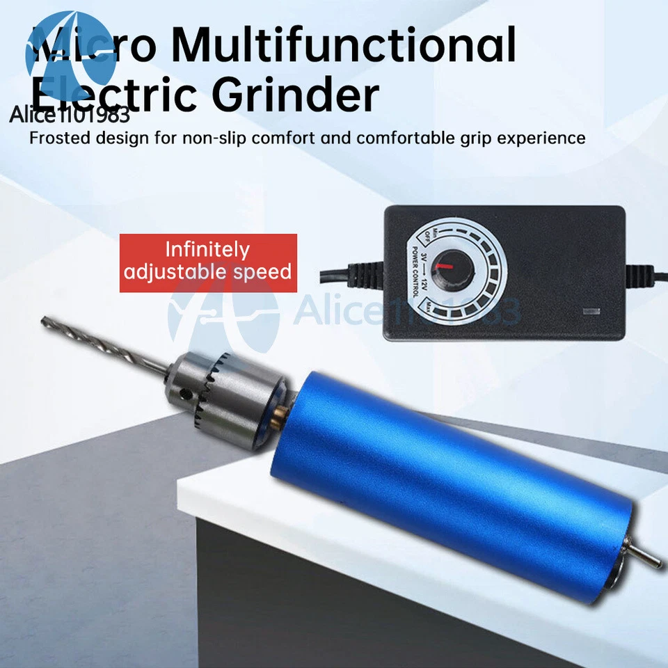 12000rpm Stepless Speed-adjustable Mini Electric Grinder Polishing Engraving Set - Image 3 of 4