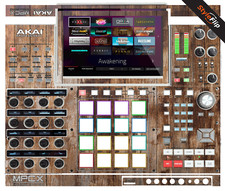 Akai MPC-X SE Skin  Wood 1  Protective Decal  StyleFlip Skins