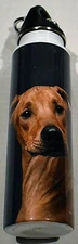 18oz Stainless Steel Bottle "I Heart Rhodesian Ridgebacks" New Free Shipping!
