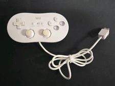 Original OEM Nintendo Wii Classic Pro Controller Official RVL-005 White Tested