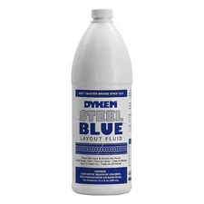 Dykem 80600 Layout Fluid, Steel Blue, 930 Ml, Bottle, Blue