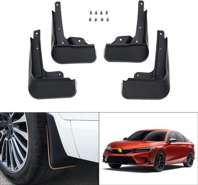 4 Pack Truck Mud Flaps for 2023-2026 Honda Civic Front and Rear Splash Guards