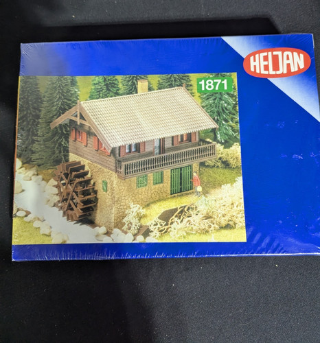 Heljan HO 1871 Ferrocarril Ciudad Modelo Kit Molino de Agua Construcción Pueblo de Navidad NUEVO | Condition: New