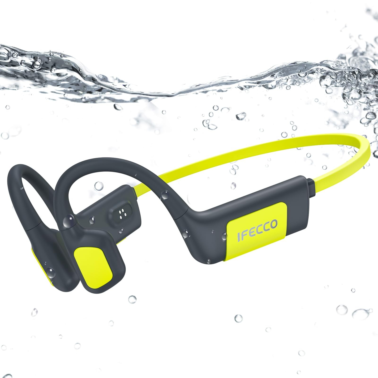 Casque de natation IFECCO IP68 audio étanche pour entraînement de natation et aquagym en piscine