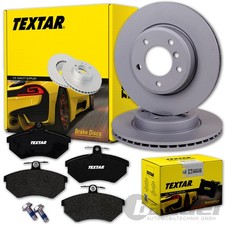 TEXTAR BREMSSCHEIBEN 256mm + BELÄGE VORNE für SEAT AROSA CORDOBA IBIZA INCA