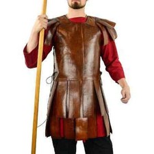 Halloween Roman Leather Subarmalis Under Armor Leather tunic LARP Cosplay Armor