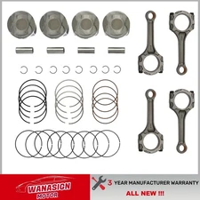 Piston & Ring Connecting Rod For 2009-2016 Scion TC Toyota RAV4 Camry 2.5L 2ARFE