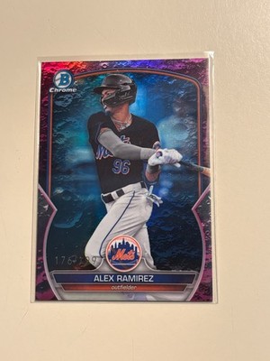 2023 Bowman Draft ALEX RAMIREZ Chrome Purple Refractor #17! #'d/199
