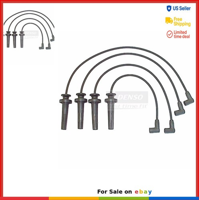 #ad #ad Ignition Wire Set 8mm Spark Plug Wires For Saturn SL2 SC2 Replacement $30.97