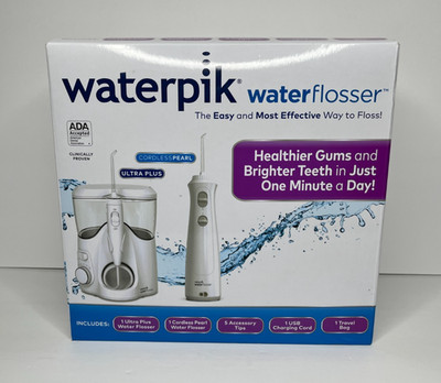 Waterpik Ultra Plus and Cordless Pearl Water Flosser Combo Pack