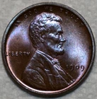 Brilliant Uncirculated 1909-P Lincoln Cent, Beautifully Toned & Superbly Struck.