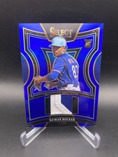 2025 Select Kumar Rocker RC Selective Swatches Patch Blue Prizm /49 Rangers 🔥