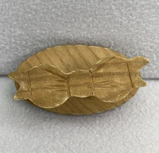 VTG Primitive Wood Wall Kitchen Towel Rack Holder 4” Farmhouse Decor