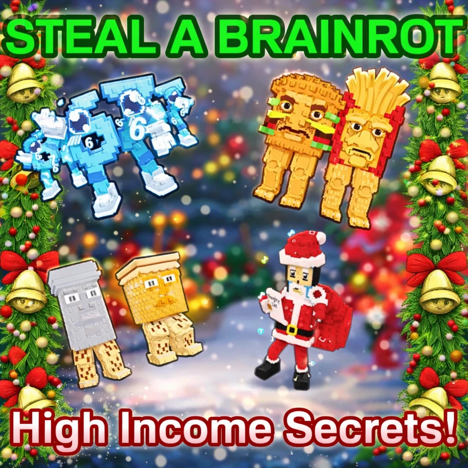 (RESTOCK!) Roblox Steal A Brainrot I All Brainrots 🎄 ✨Quick + Fast Delivery ❄️