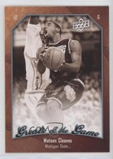 2009-10 Upper Deck Greats of the Game Mateen Cleaves #85 0qr0