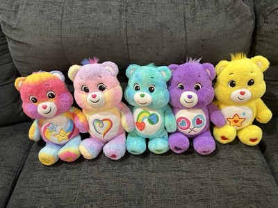Care Bears Collection 2021-2023 Plushies Lot of 5 Good Condition Pre-own