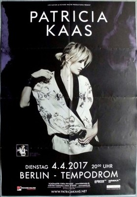 KAAS, PATRICIA - 2017 - Live In Concert Tour - Poster - Berlin