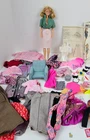 Lot of Vintage Barbie Accessories Clothes Furniture Shoes Sunglasses Pattern 60s