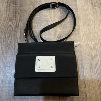ROWALLAN of Scotland Crossbody Purse Black and White. Excellent Condition