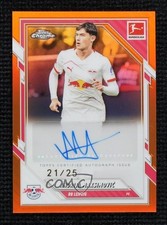 Andrija Maksimovic Chrome Bundesliga 2025 Orange Refractor /25 Auto