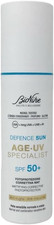 Bionike Defence Sun - Age UV Specialist, Crema Viso Antirughe SPF 50+ Con Acido 