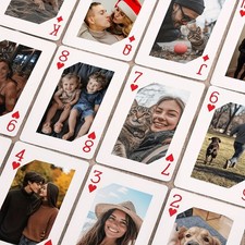 Custom Photo Playing Cards Personalized Photo Cards - Perfect for Gifts,Wedding◐