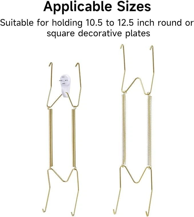 Colgadores de platos para la pared, exposición decorativa de platos de 12 pulgad Foto 2 de 4