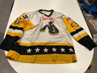original 1993 94 ERIC TREMBLAY Joliette National QJAAAHL HOCKEY GAME WORN JERSEY