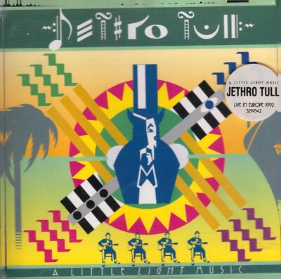 JETHRO TULL - A LITTLE LIGHT MUSIC - CD ALBUM CHRYSALIS 1992 + STICKER ON CASE