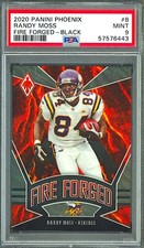 2020 Panini Phoenix Randy Moss Fire Forged Black #9/10 PSA 9 Vikings