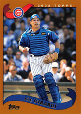 Joe Girardi 2002 Topps Baseball card Base #237 Chicago Cubs