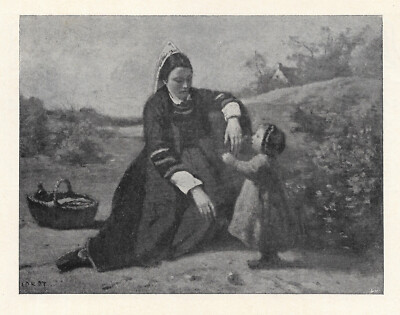 Mother and Child * Camille Corot (1905) - [KK-031]