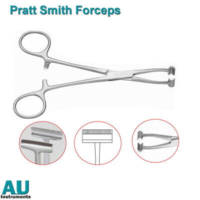 smith T Shape Forceps Tissue Grasping Hemorrhoidal Dental Veterinary Instruments
