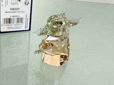 Swarovski Figurine 5583201 Star Wars Baby Yoda 4.2cm. Original