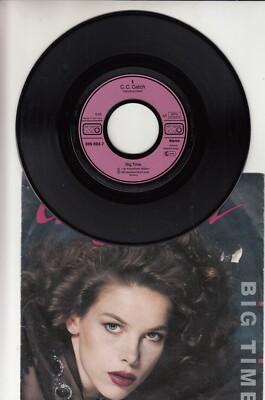C.C. Catch   Big Time - 7'' Single - Europe 1989 - 	Metronome - EX/VG
