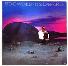 STEVIE WONDER - IN SQUARE CIRCLE  - SOUL FUNK LP RECORD TAMLA EMBOSSED COVER