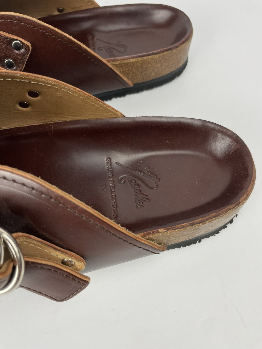 Needles Brown Shell Cordovan Clogs Mules Men's Size 10 | eBay