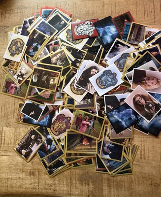 Harry Potter Sticker Panini 210 Stück + 2 Limited Cards