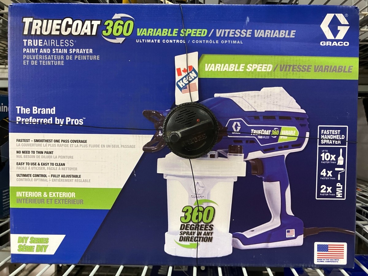 Graco CANADA TrueCoat 360 Variable Speed 32oz HandHeld Paint