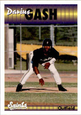 1994 St. Paul Saints Team Issue #13 Darius Gash Cleveland Tennessee TN Card